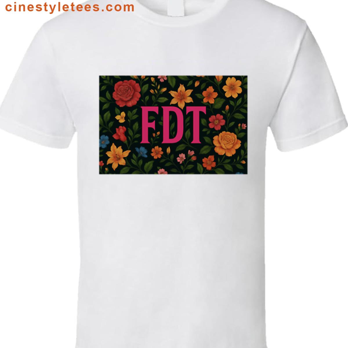 Fdt In Floral Noir Shirt