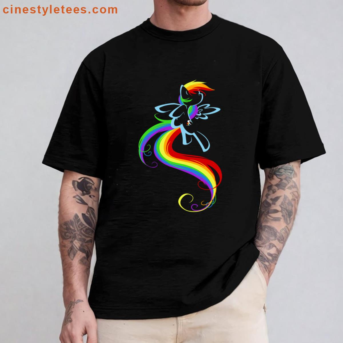 Flowing Rainbow Shirt