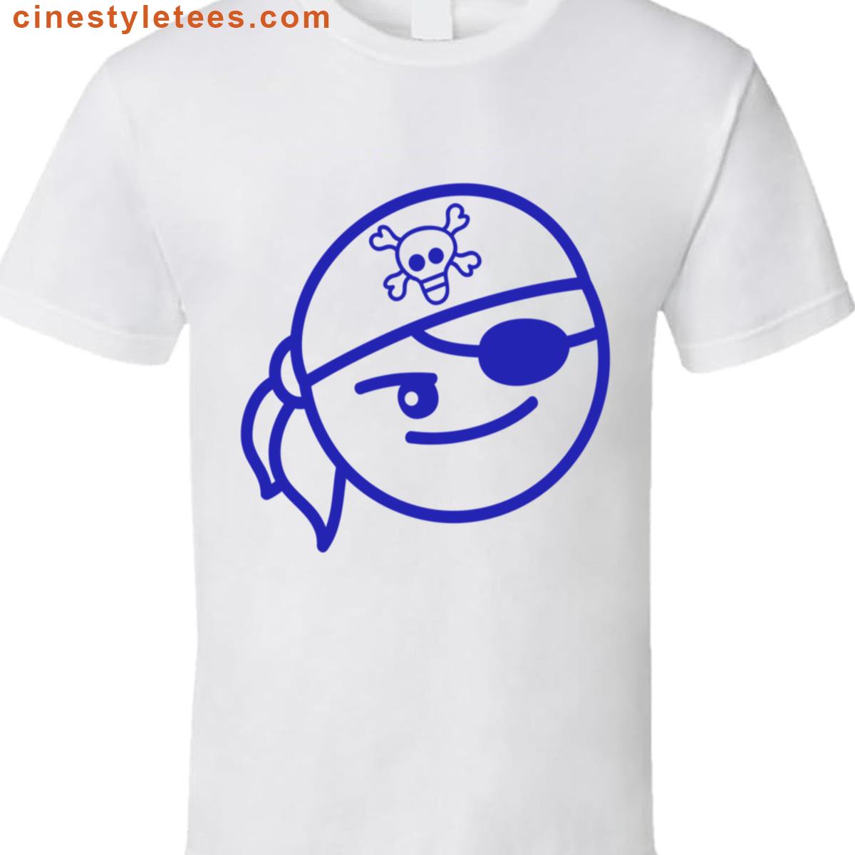 Funny Pirate Face Head Cute Headscarf Cap Costume Shirt