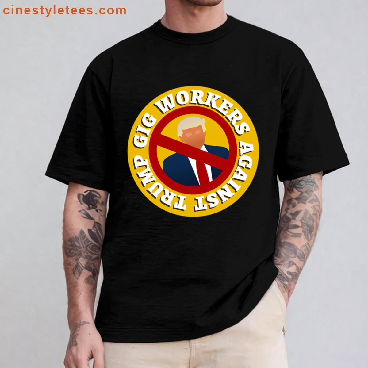 Gig Workers Against Trump Shirt