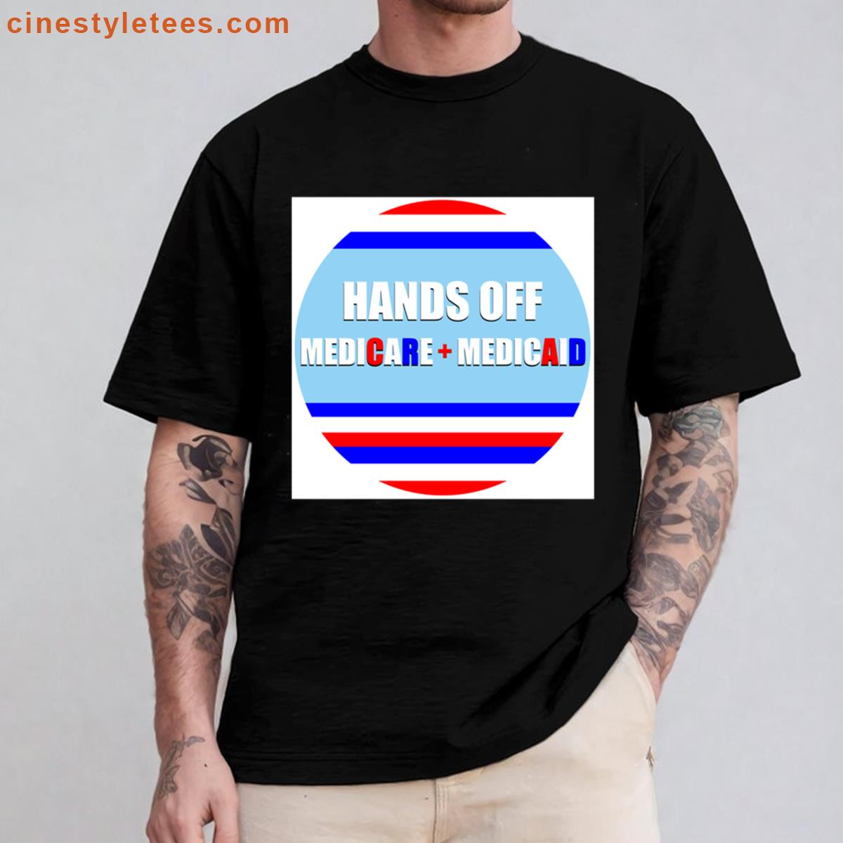 Hands Off Medicare Medicaid Oversized Shirt