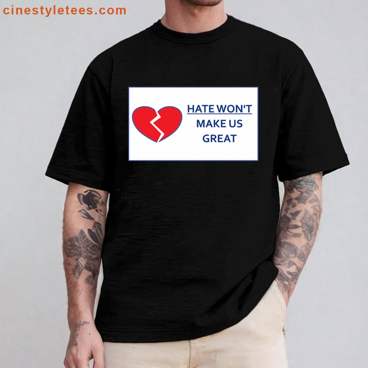 Hate Wont Make Us Great Oversized Shirt