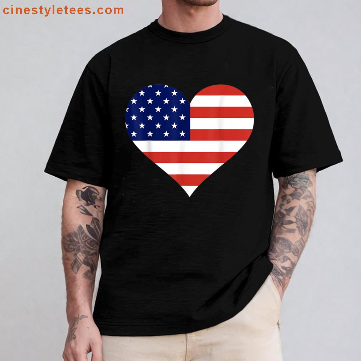 I Heart Usa Patriotic Presidents Day Celebration Shirt