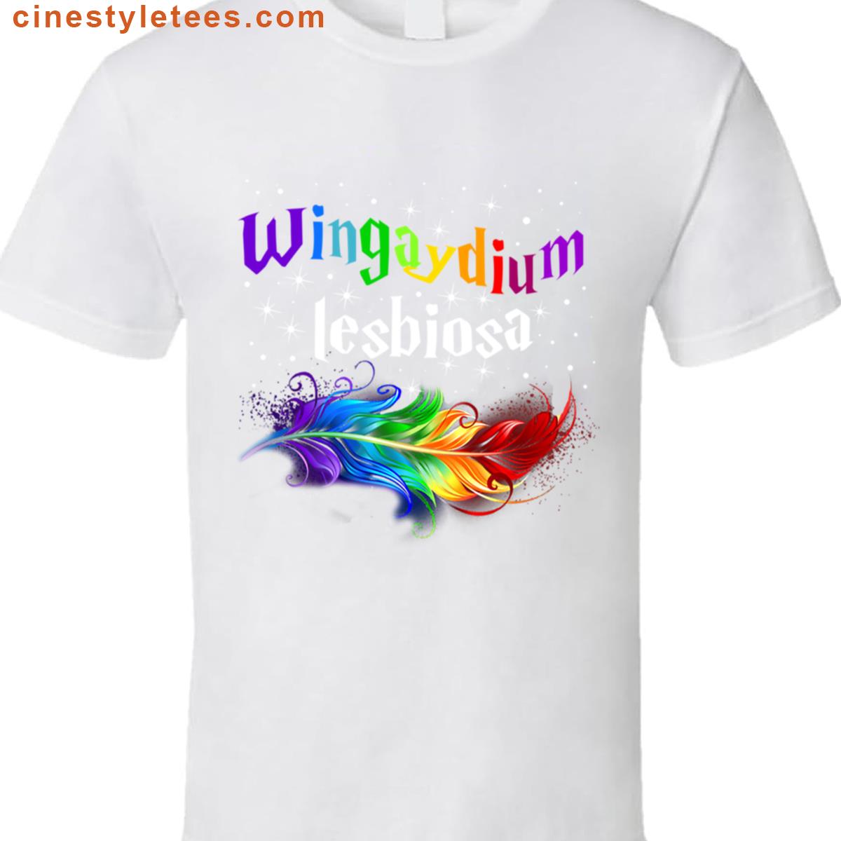 Lgbt Gay Pride Wingaydium Lesbiosa Shirt