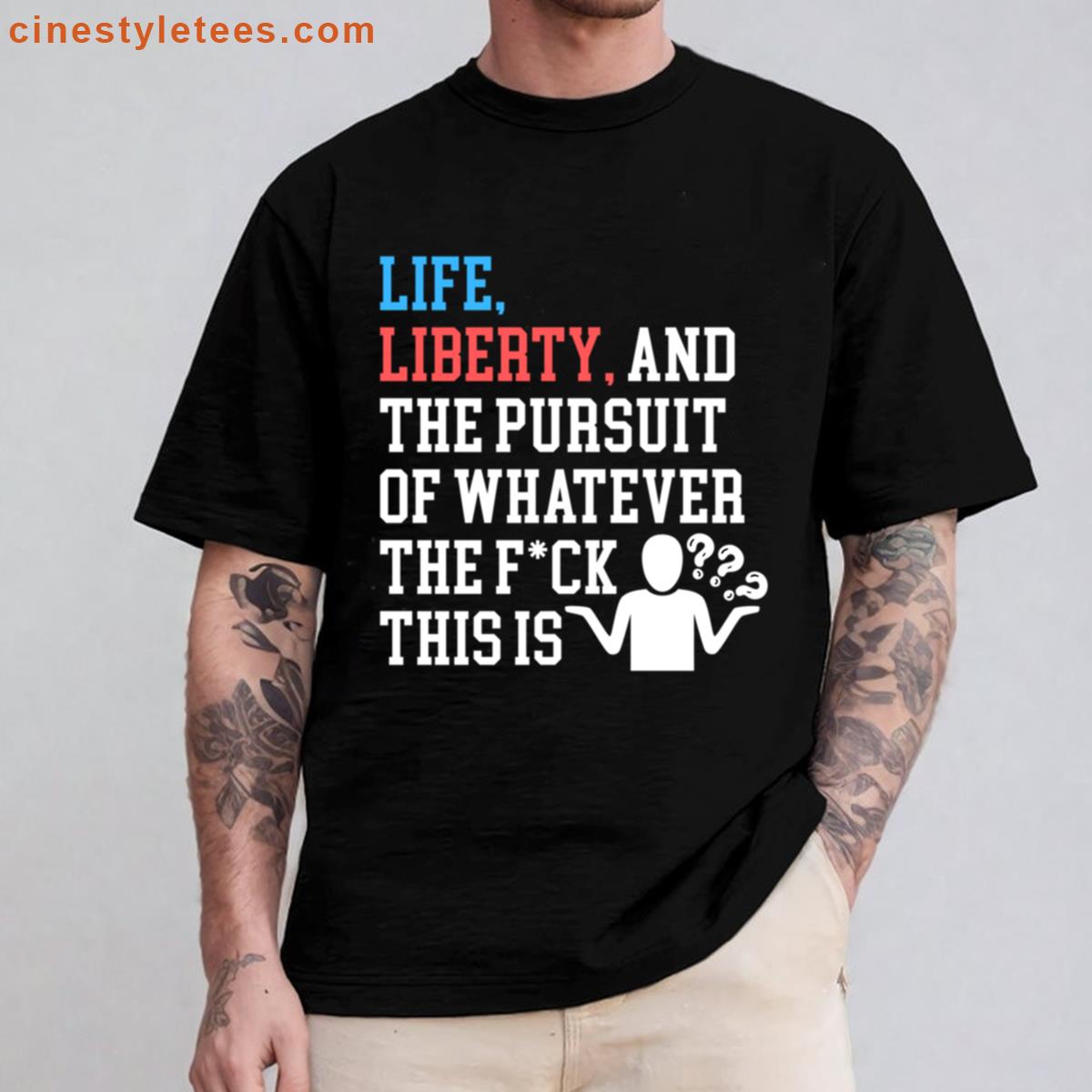 Life Liberty And The Pursuit Of Oversized Shirt