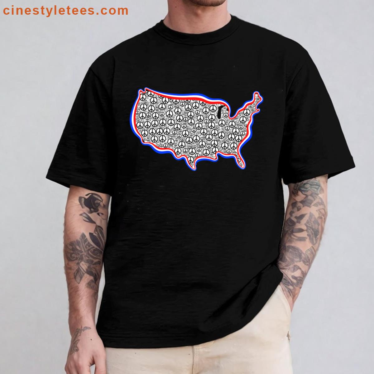 Peace And Love Usa Shirt
