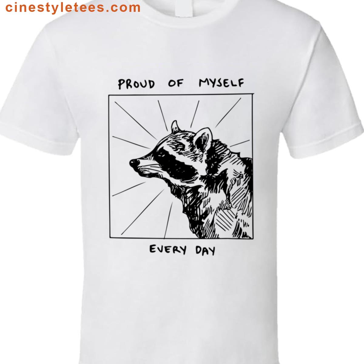 Proud Every Day Black Print Shirt