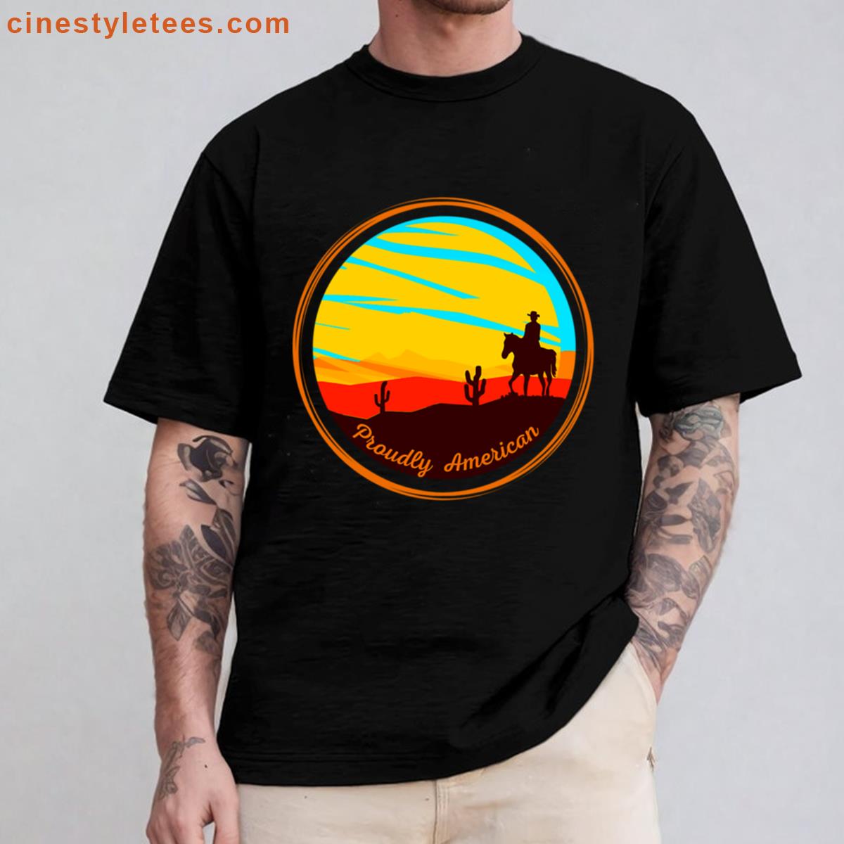 Proudly American Cowboy Shirt