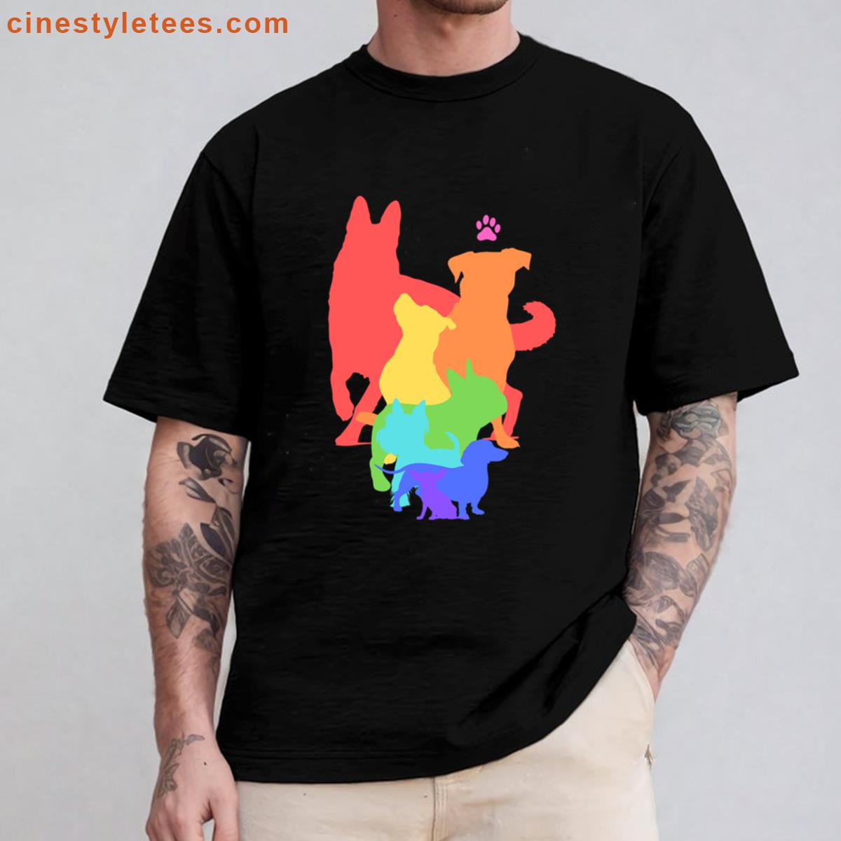 Rainbow Dogs Rainbows And Dogs Shirt