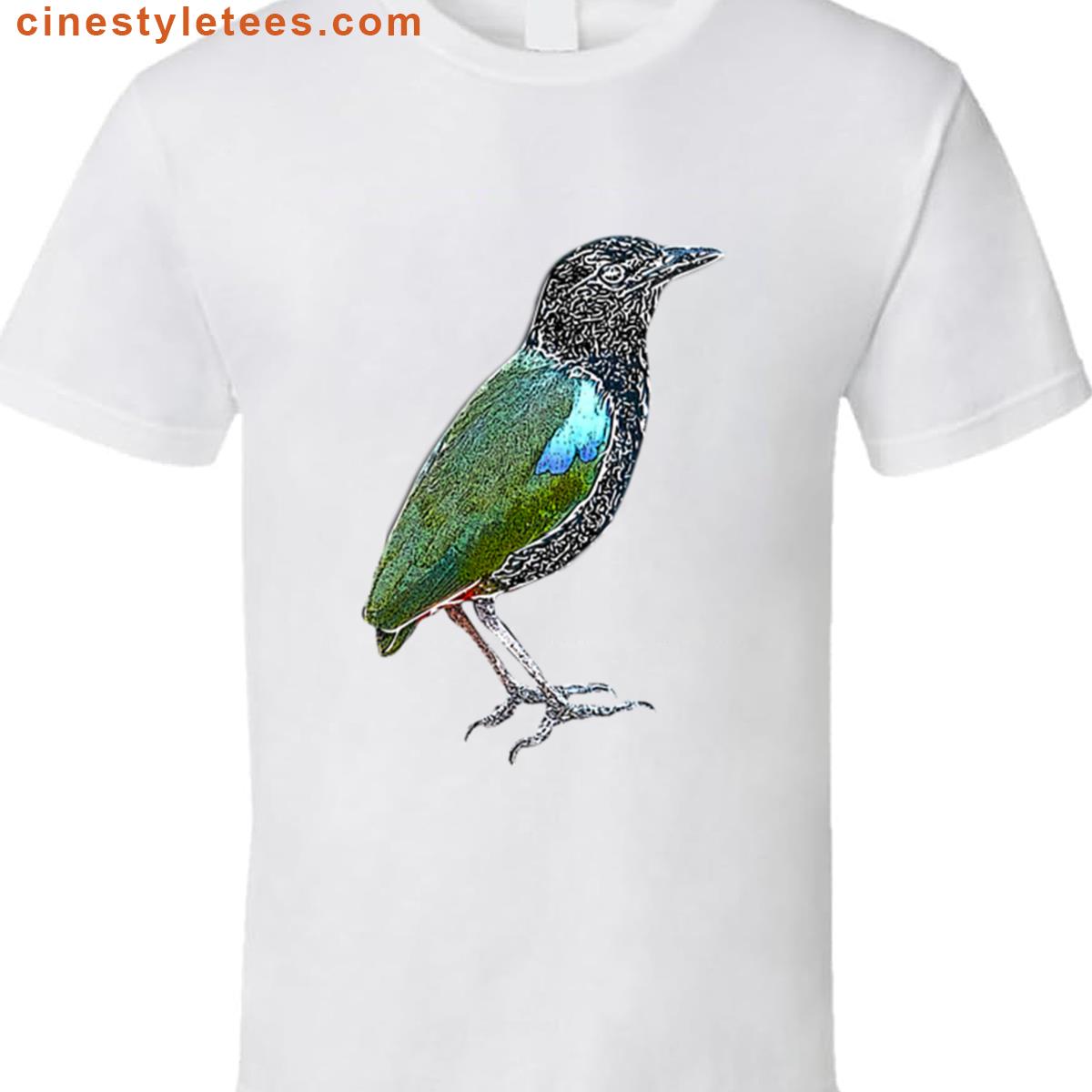 Rainbow Pitta White Alternate Design Shirt