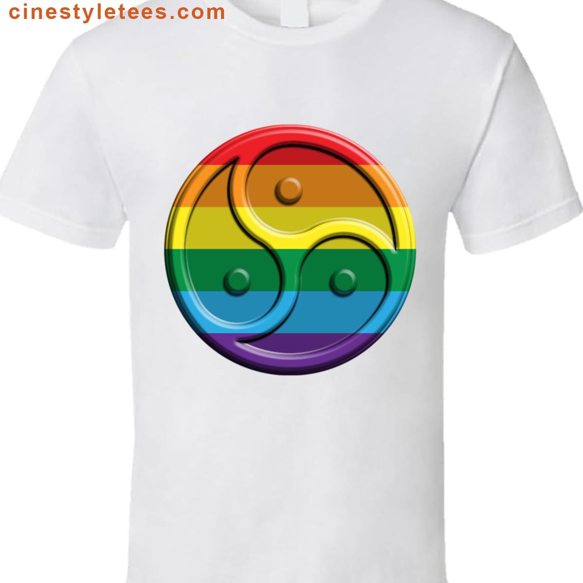 Rainbow Triskelion Active Shirt