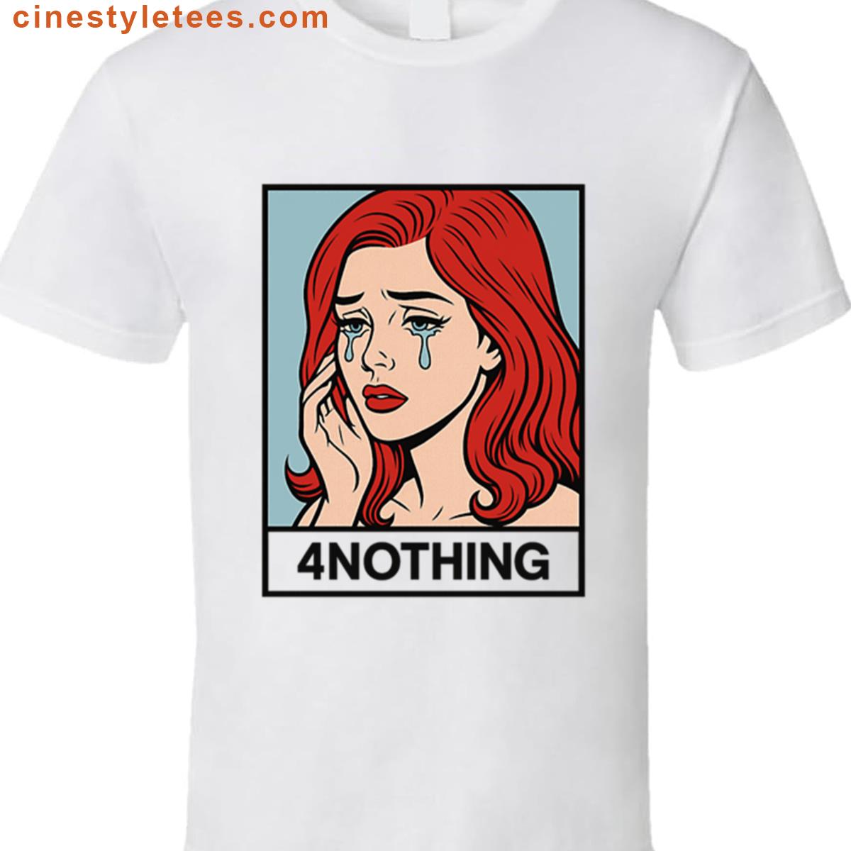 Red Hair Sad Comic Girl Shirt
