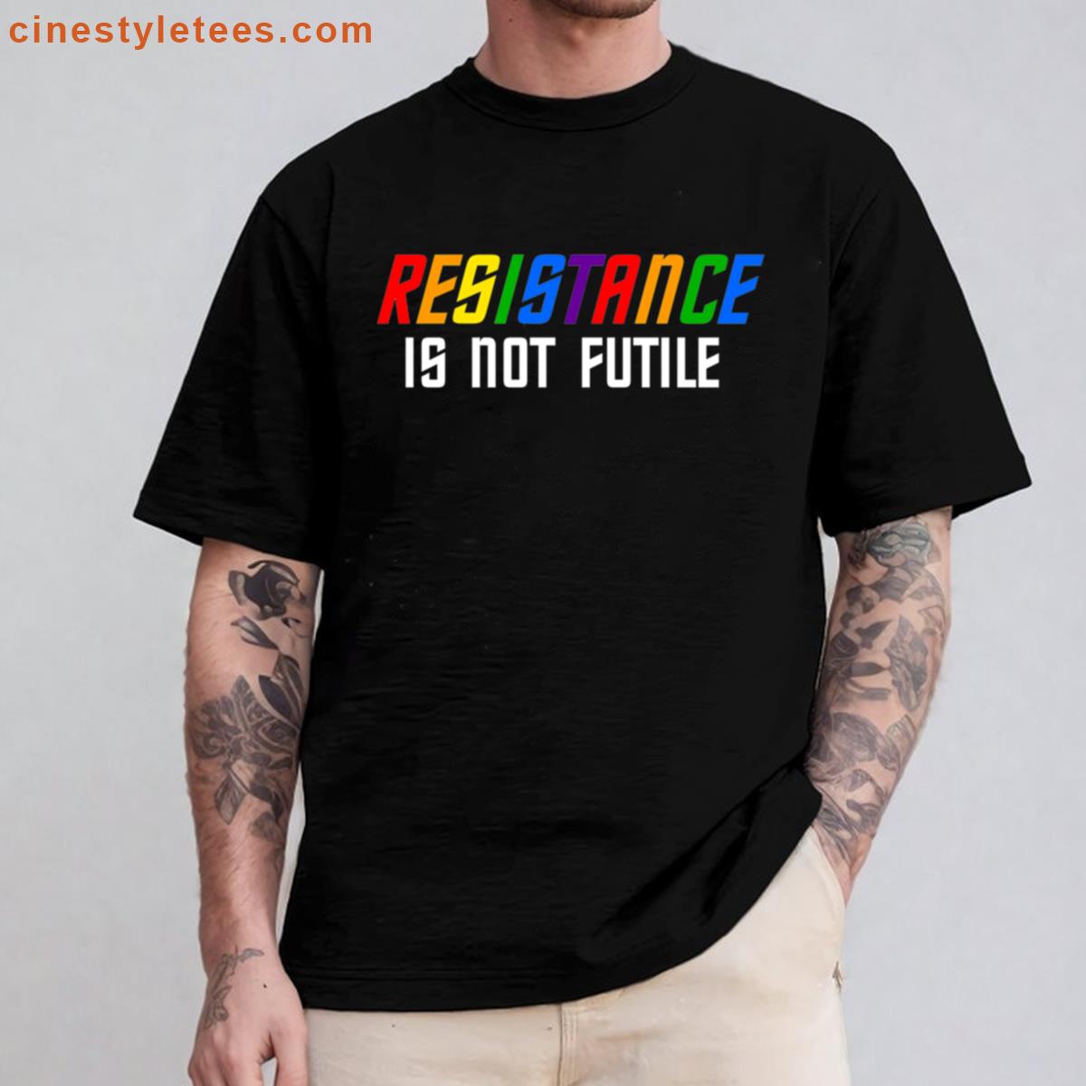 Resistance Is Not Futile Lgbt Shirt