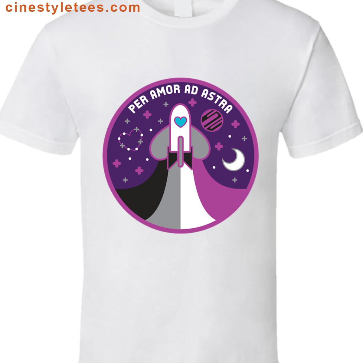 Space Pride – Asexual Flag Shirt