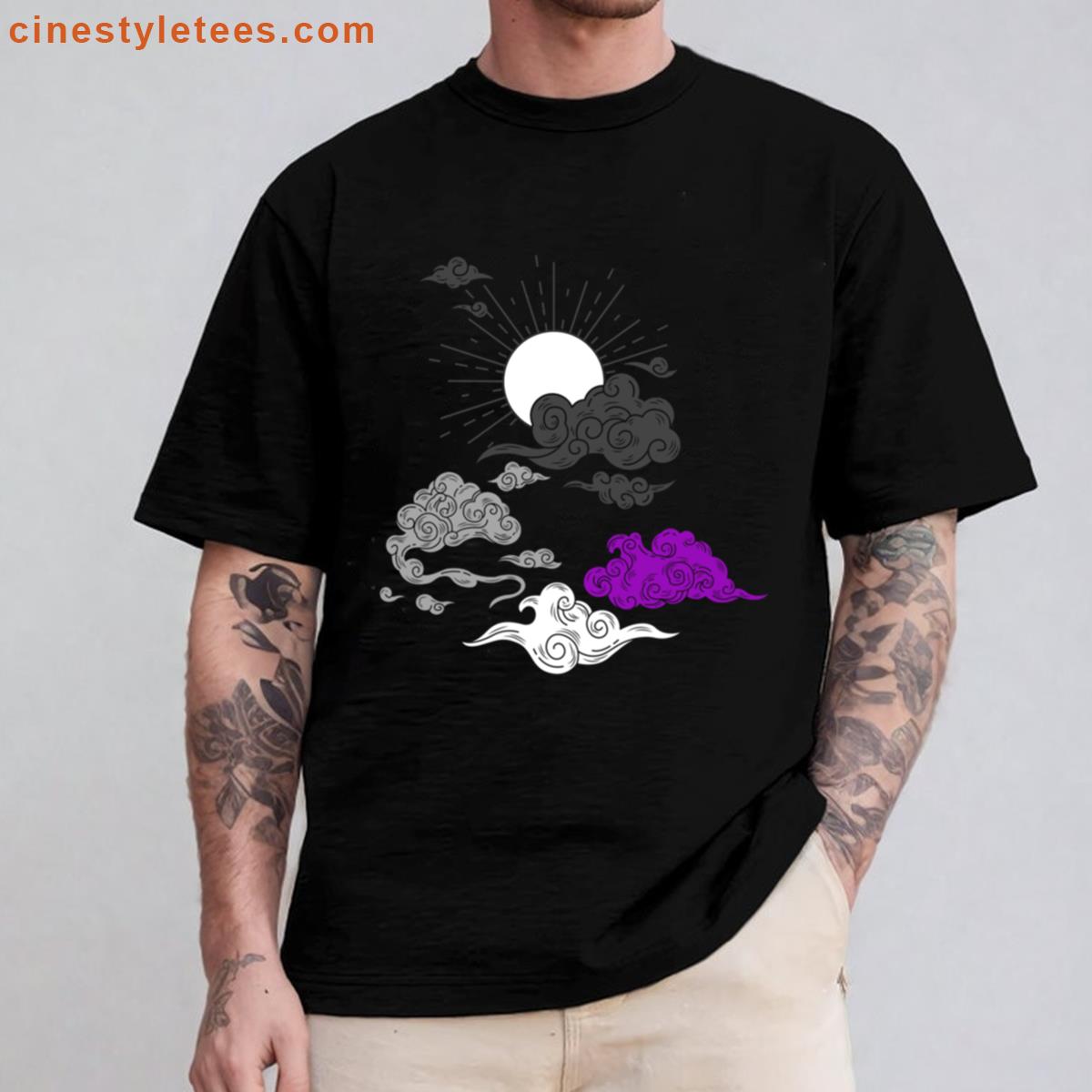 Sun And Clouds Ace Asexual Pride Shirt