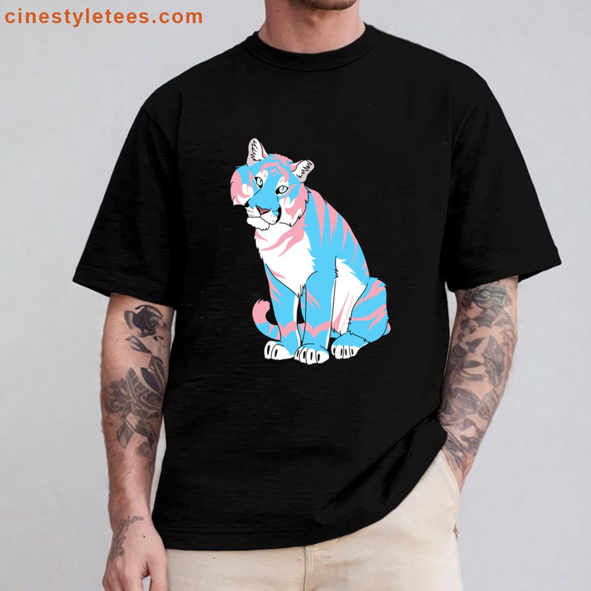 Transgender Pride Tiger Shirt