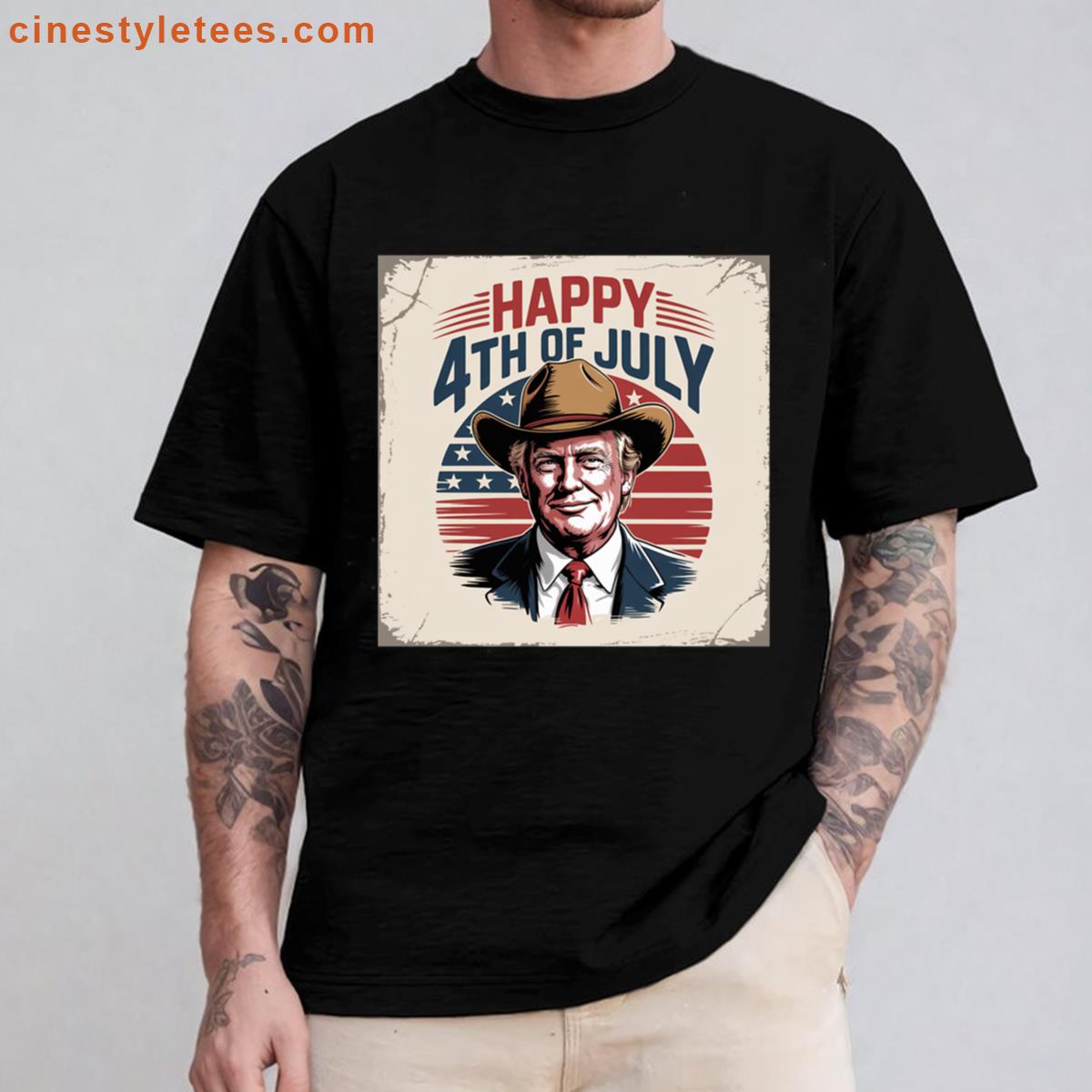 Trump 4th Of July Oversized Shirt