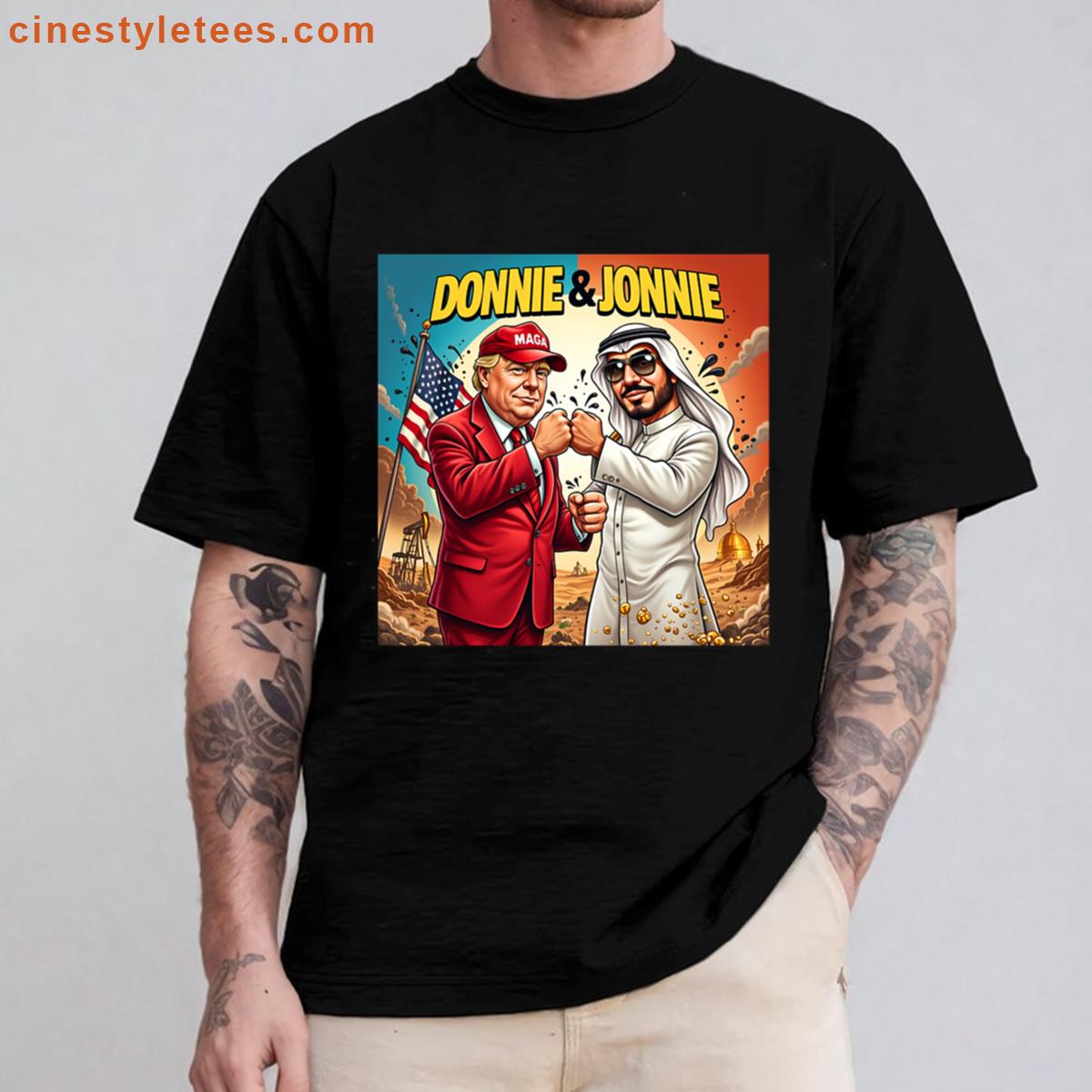 Trump And Saudi Arabia Prince Fist Bump Shirt