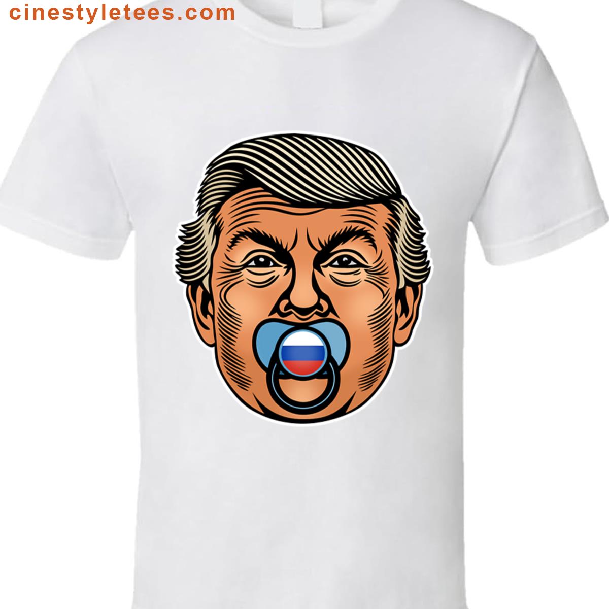 Usas President Trump With A Russian Pacifier Shirt